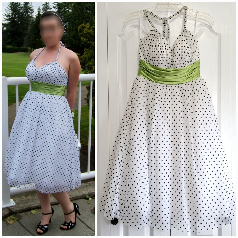 Polka Dot 50's Retro Prom Dress